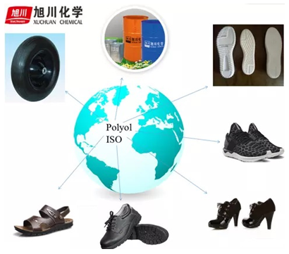 Pu system for shoe