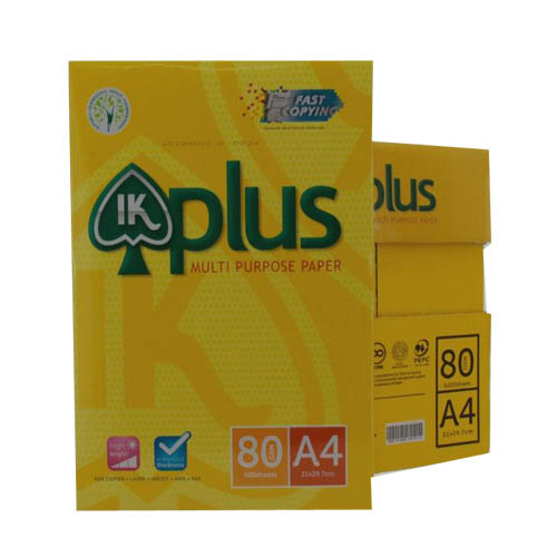 IK plus multipurpose copy papers a4 80 gsm