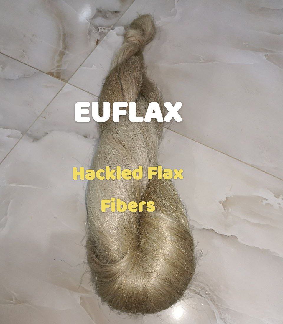 Hackled Flax Fiber