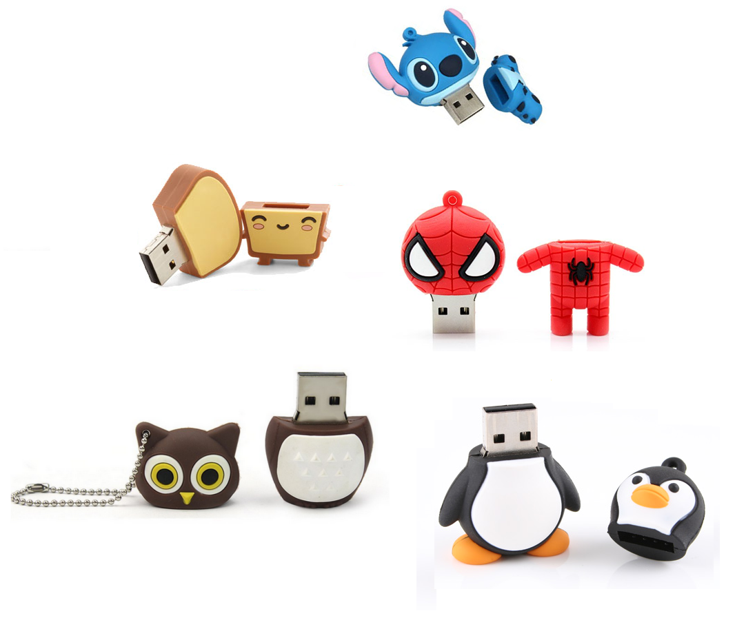 PVC plastic cartoon USB Drive (customized) 64GB