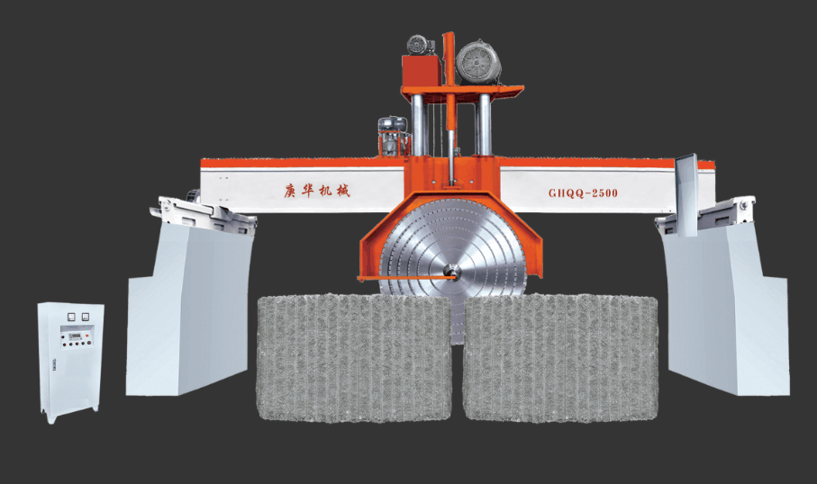 Enlengthed High Efficiency Multi-blades Bridge Type Hydraulic Large-scale Stone Cutting Machine