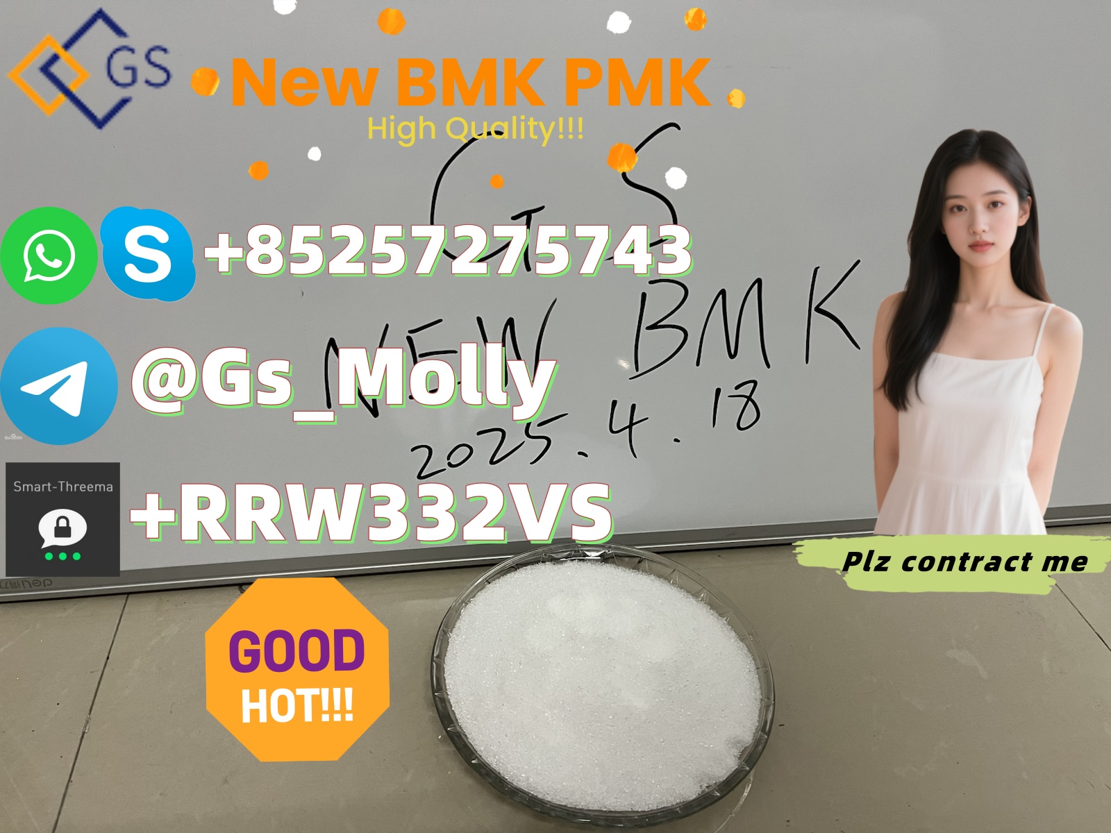 GS New BMK Glycidic Acid (sodium salt) Factory Price