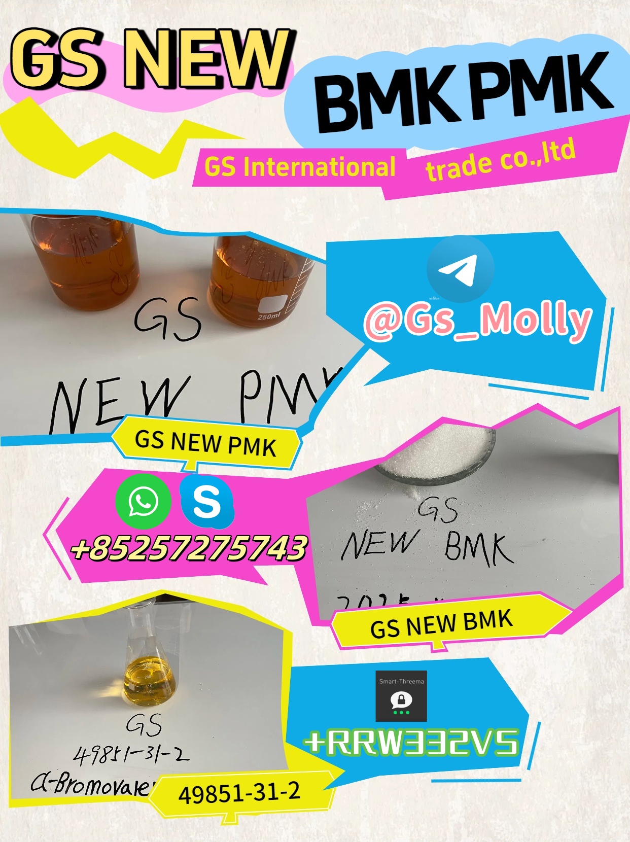 Premium GS New BMK Chemical Supplier