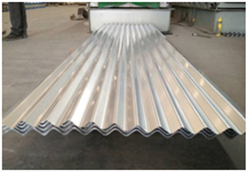 Galvanized roofing sheet