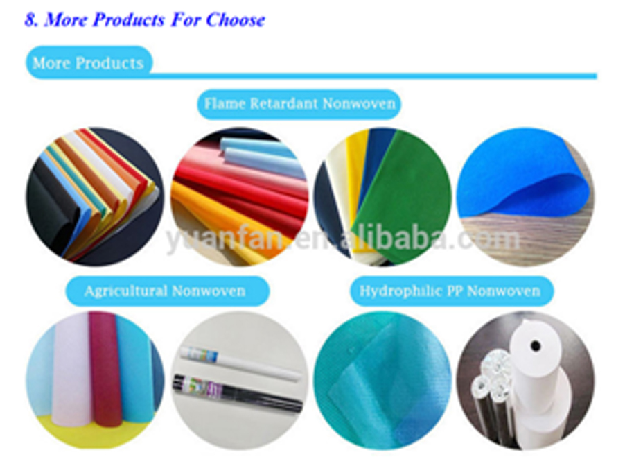 PP Spunbond Non-woven Fabric-S/SS/SMS Non-woven covering film-Sofa bottom cloth