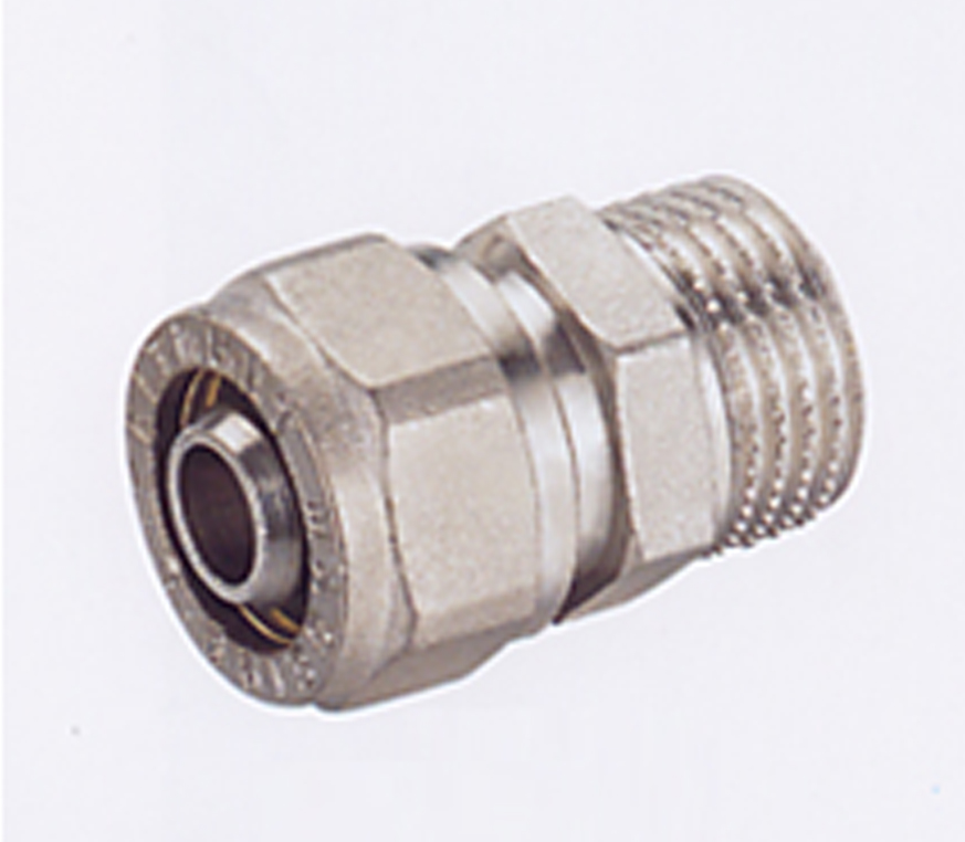 Compression fittings for AL-PEX pipes