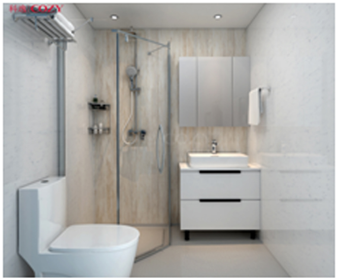 Prefab bathroom unit