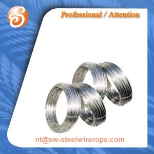 Electro Galvanized Steel Wire Rope for Further Redrawing