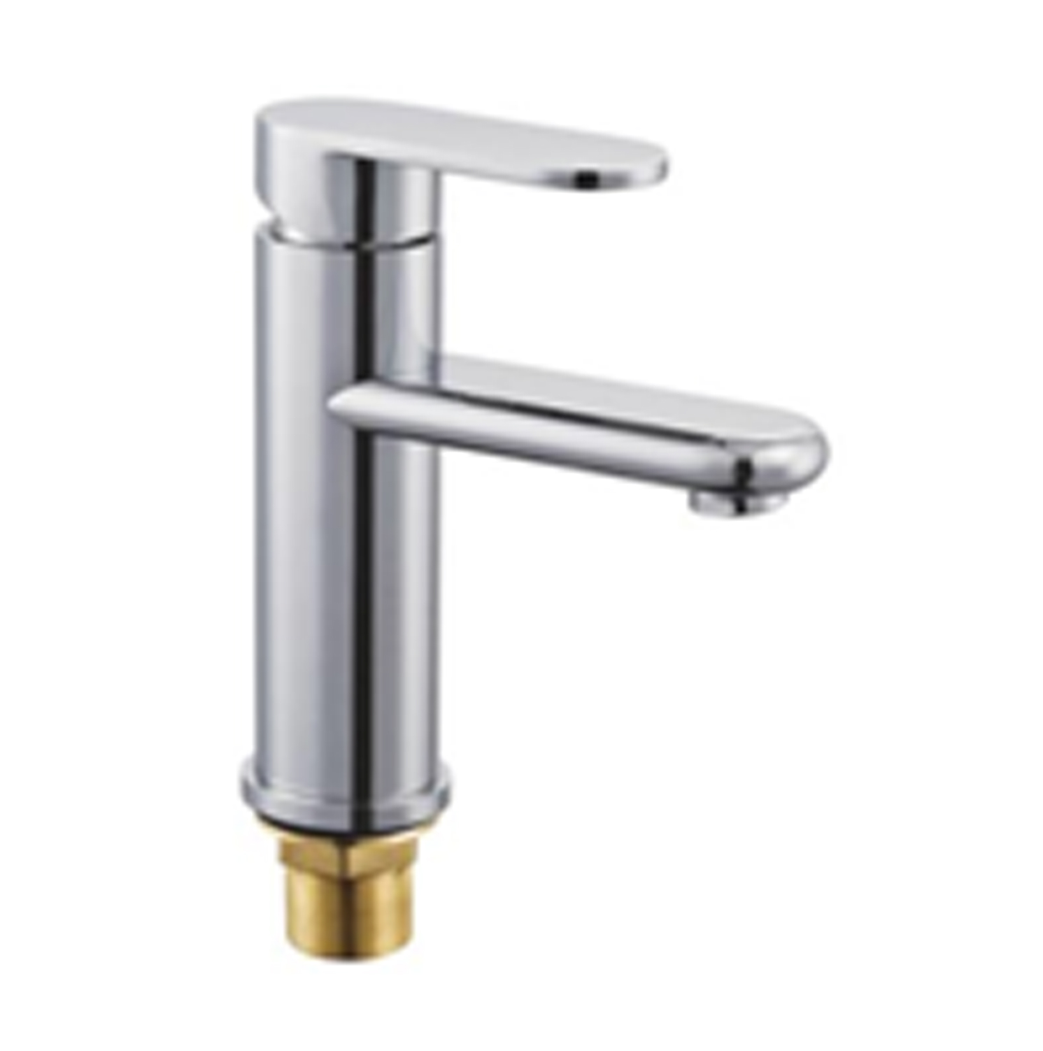 Single hole basin faucet