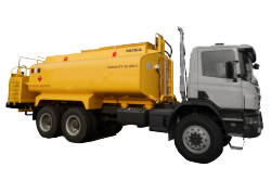 Fuel Truck -International standard in supporting equipment tank.