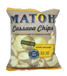 Matoh Cassava Chips Cheese Flavor