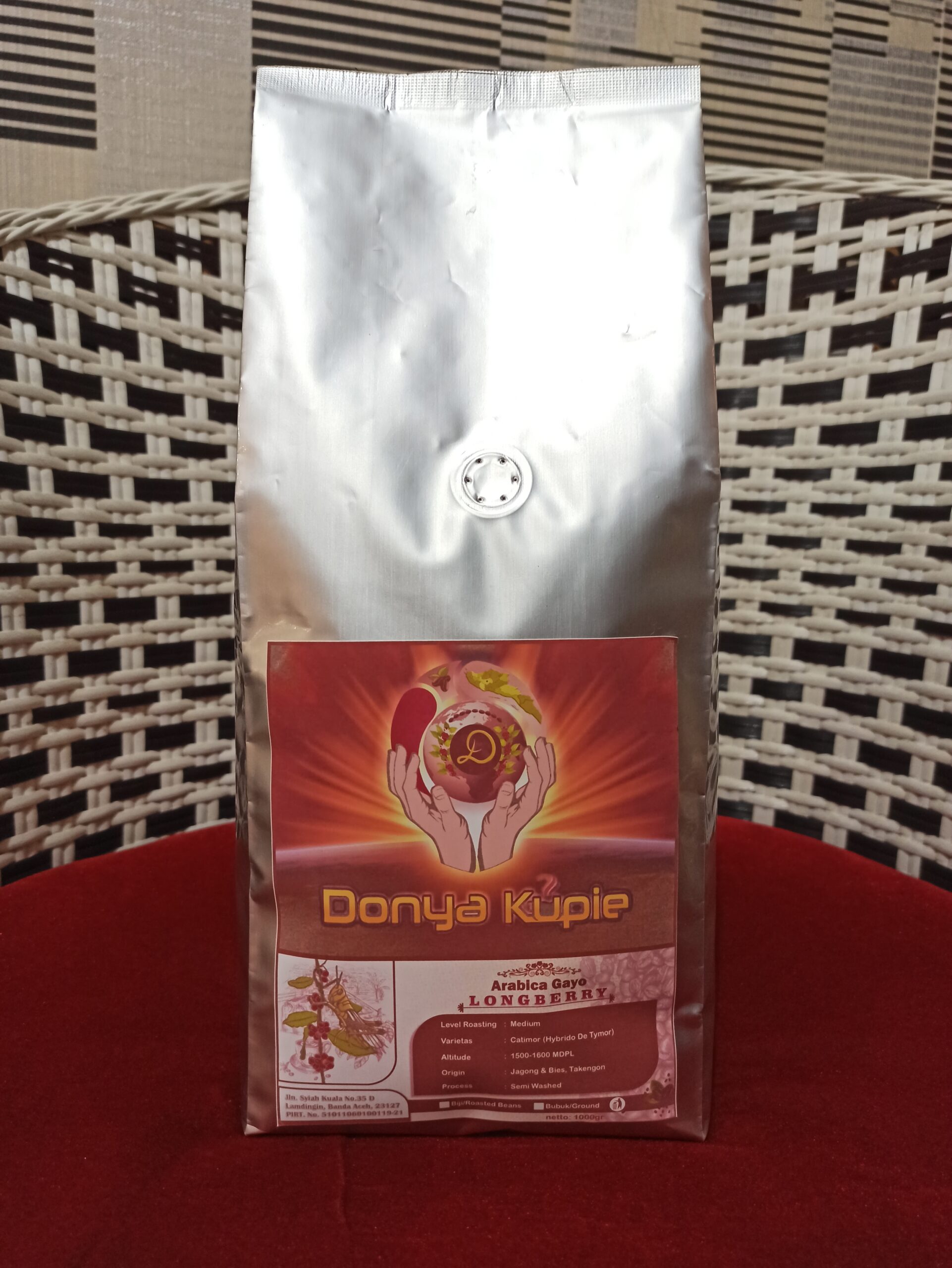 Ground Coffee -Arabica Gayo Longberry