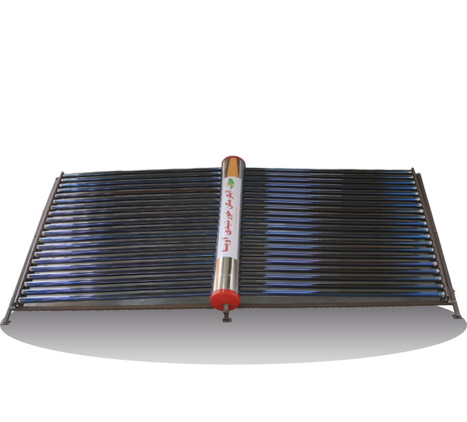 Butterfly solar water heater