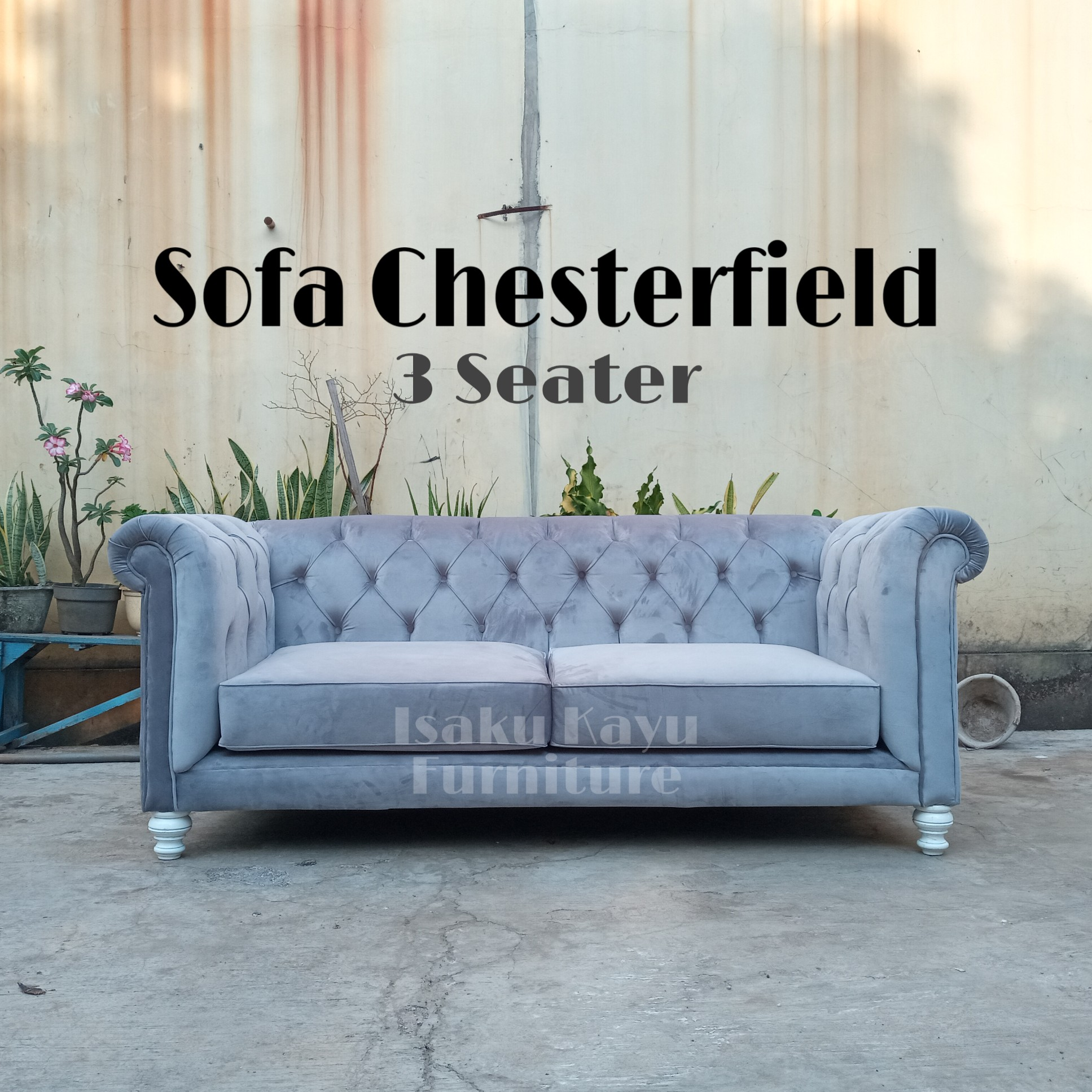 Sofa Chesterfield Three Seater