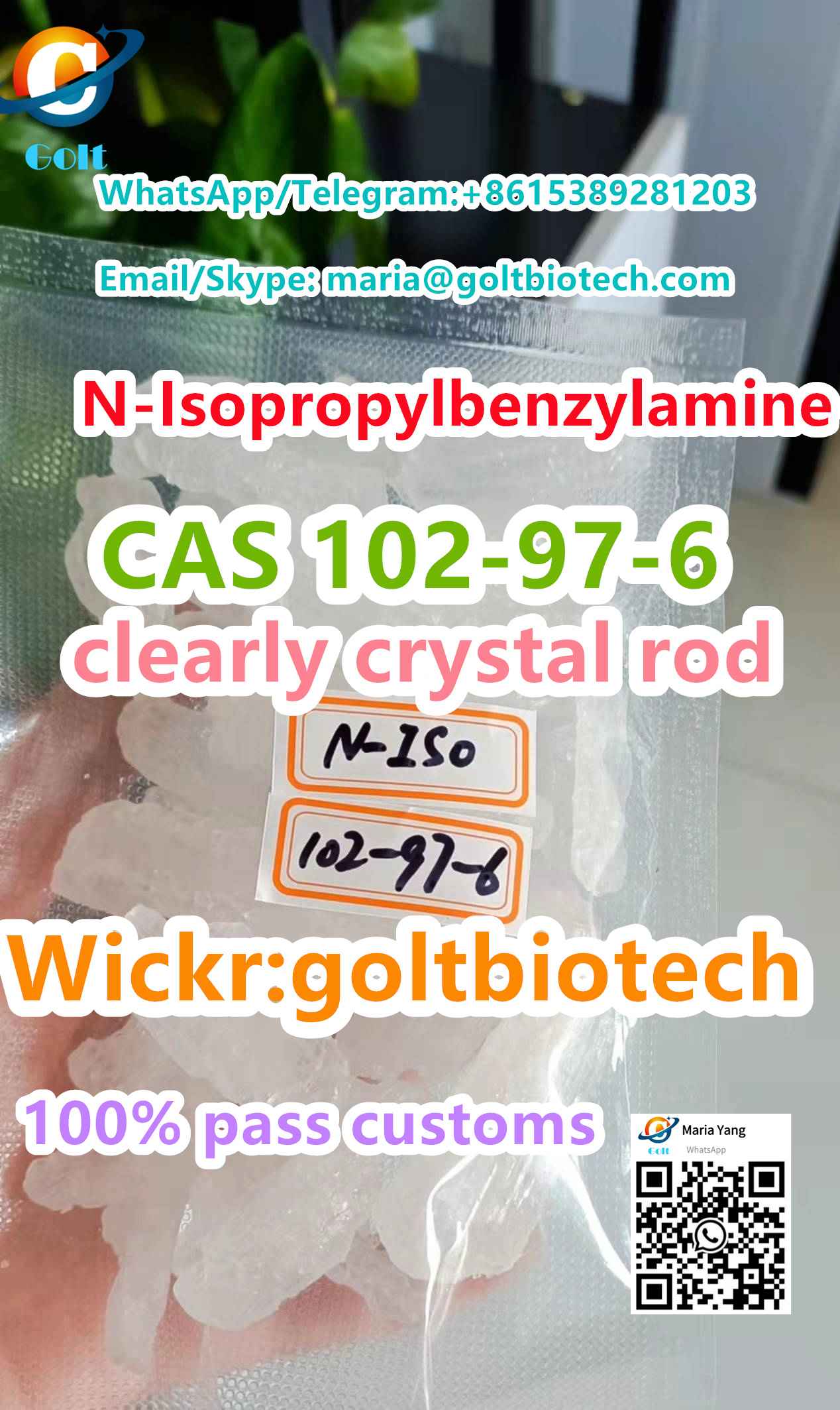 n-isopropylbenzylamine-clearly-crystal-cas-102-97-6-for-sale-100-safe-delivery-benzylisopropylamine-wickr-megoltbiotech-111100