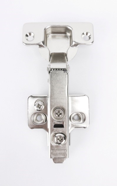 Clip on soft closing hinge