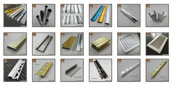 Aluminum decorative trims